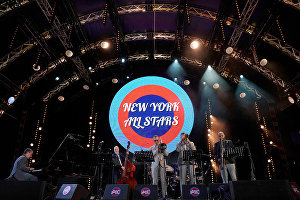 The New York All Stars perform at the 16th Koktebel Jazz Party international music festival
